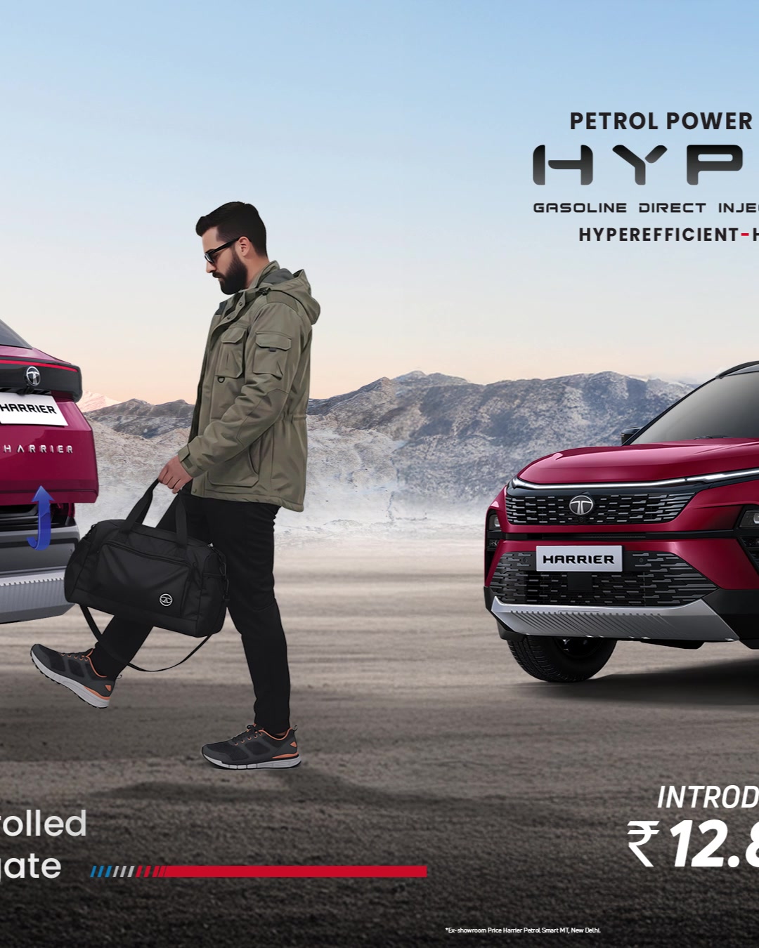 Future ready. Smart. In control. The new Harrier Petrol, truly HyperTech