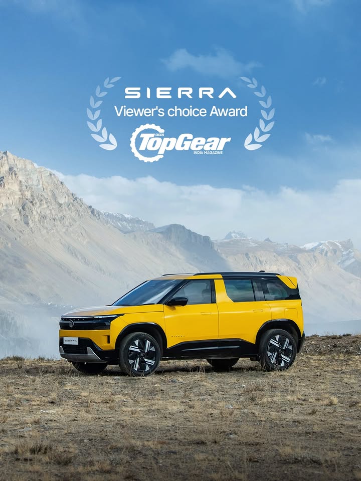 Winning is Sierra s default setting. Sierra takes the TopGear India Viewer s Choice Award