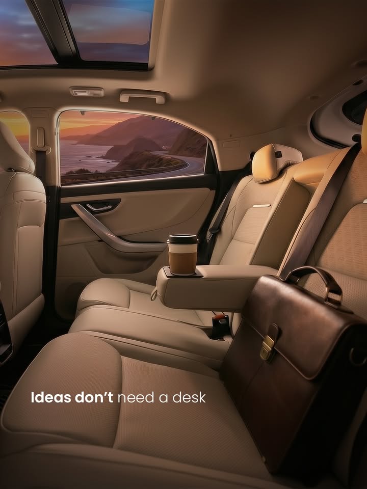 Somewhere between comfort and great views, work stops feeling like work