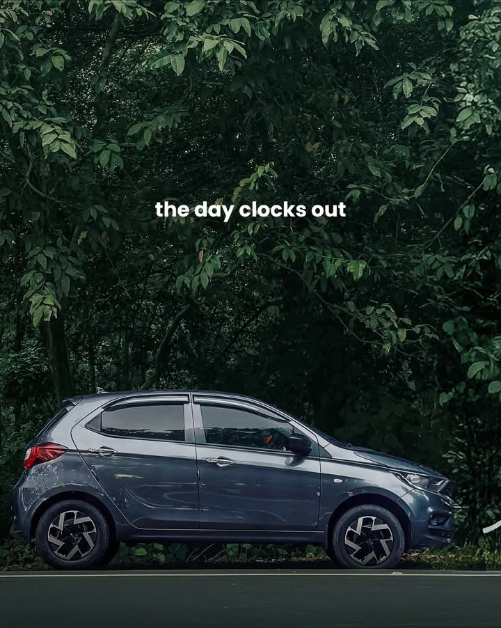 Driving the stress of the day away, with Arnab and his Tiago Tiago ItsAChillCar TataTiago TataMotorsMoments TataMo...