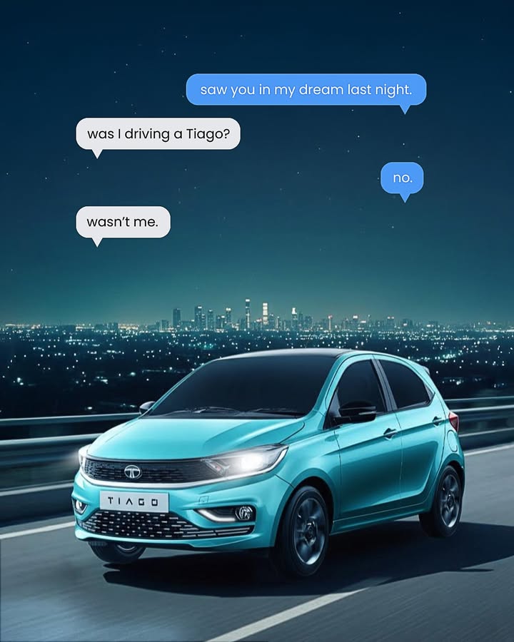 In my dreams Only the chill car makes the cut. Tiago ItsAChillCar TataTiago TataMotorsPassengerVehicles