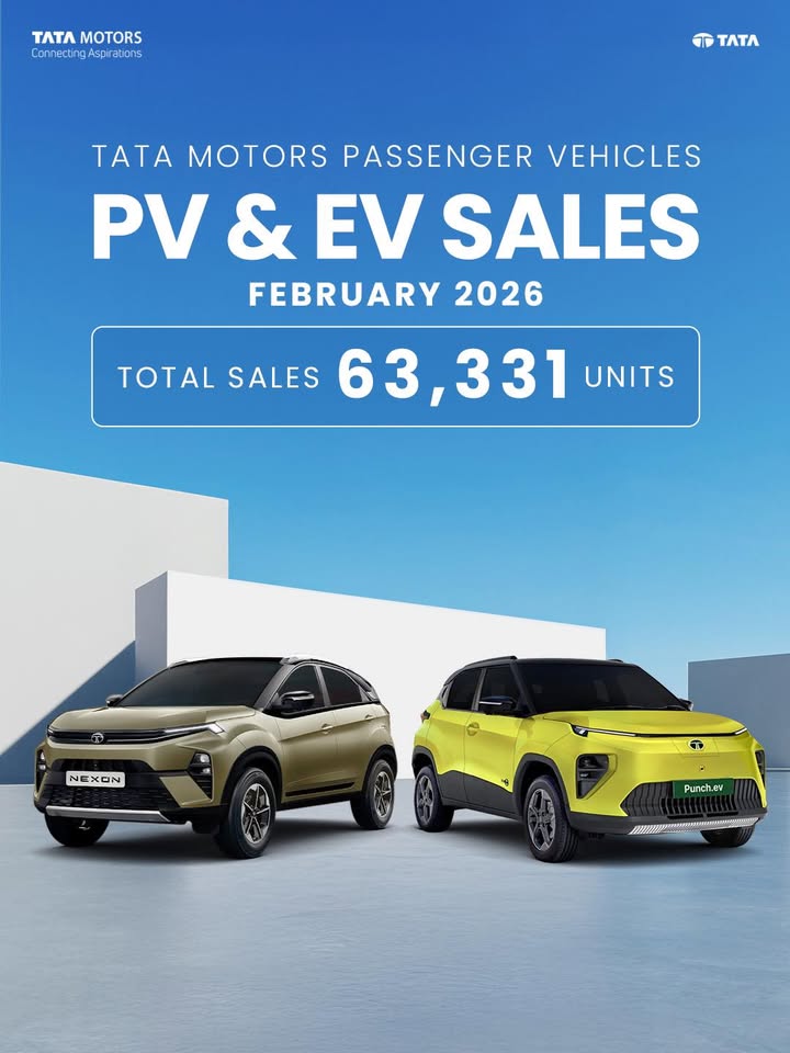 Tata Motors Passenger Vehicles Sales Release February 2026 Click here to know more https bit