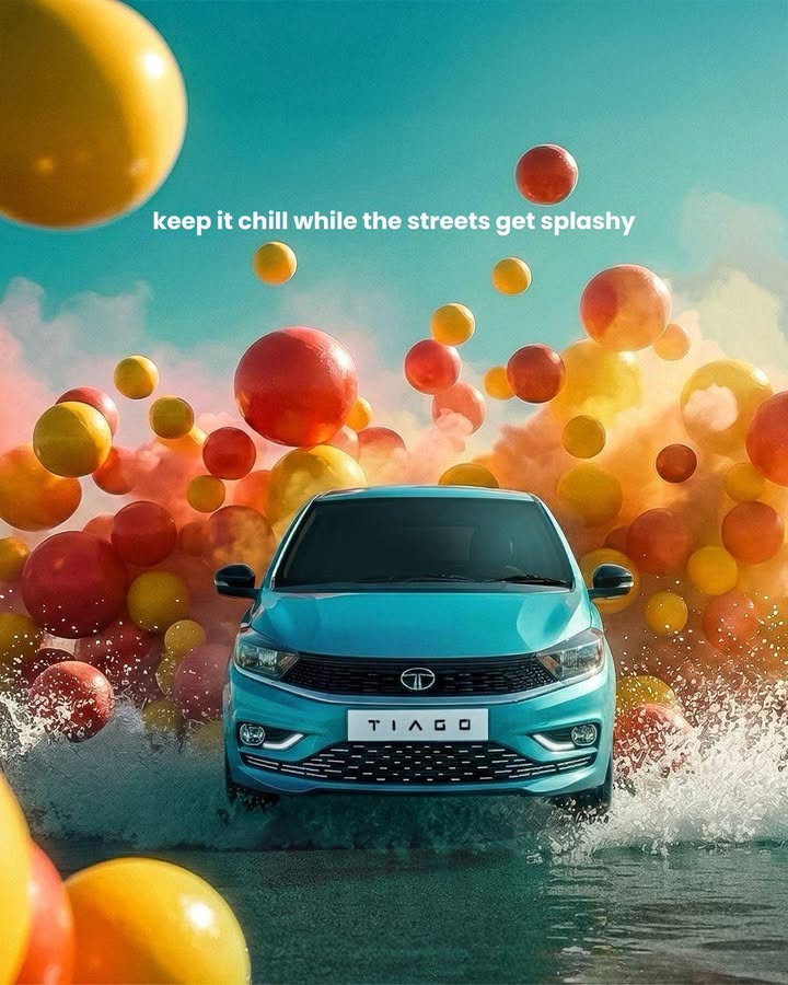 Making a splash is just what we do. Tiago ItsAChillCar TataTiago TataMotorsPassengerVehicles Holi2026 HappyHoli