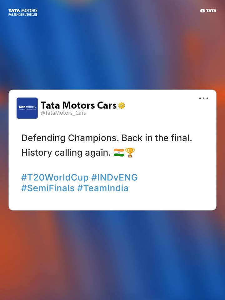 Full throttle into the final. T20WorldCup INDvENG TeamIndia SemiFinals