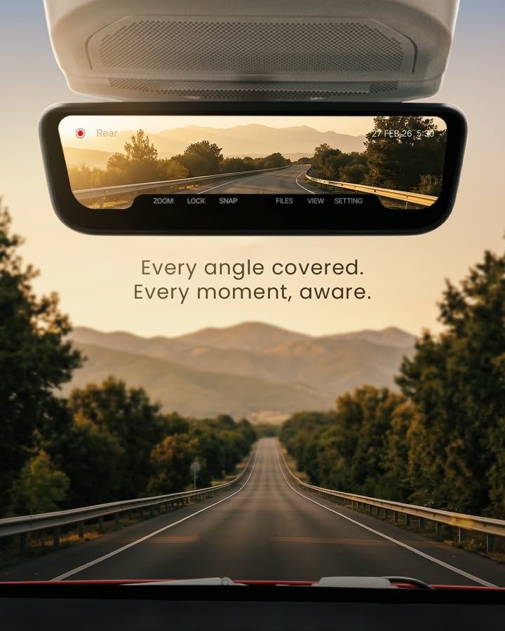 HyperTech built into every glance. Featuring VisioneX E IRVM with Built in DVR. Visit https bit