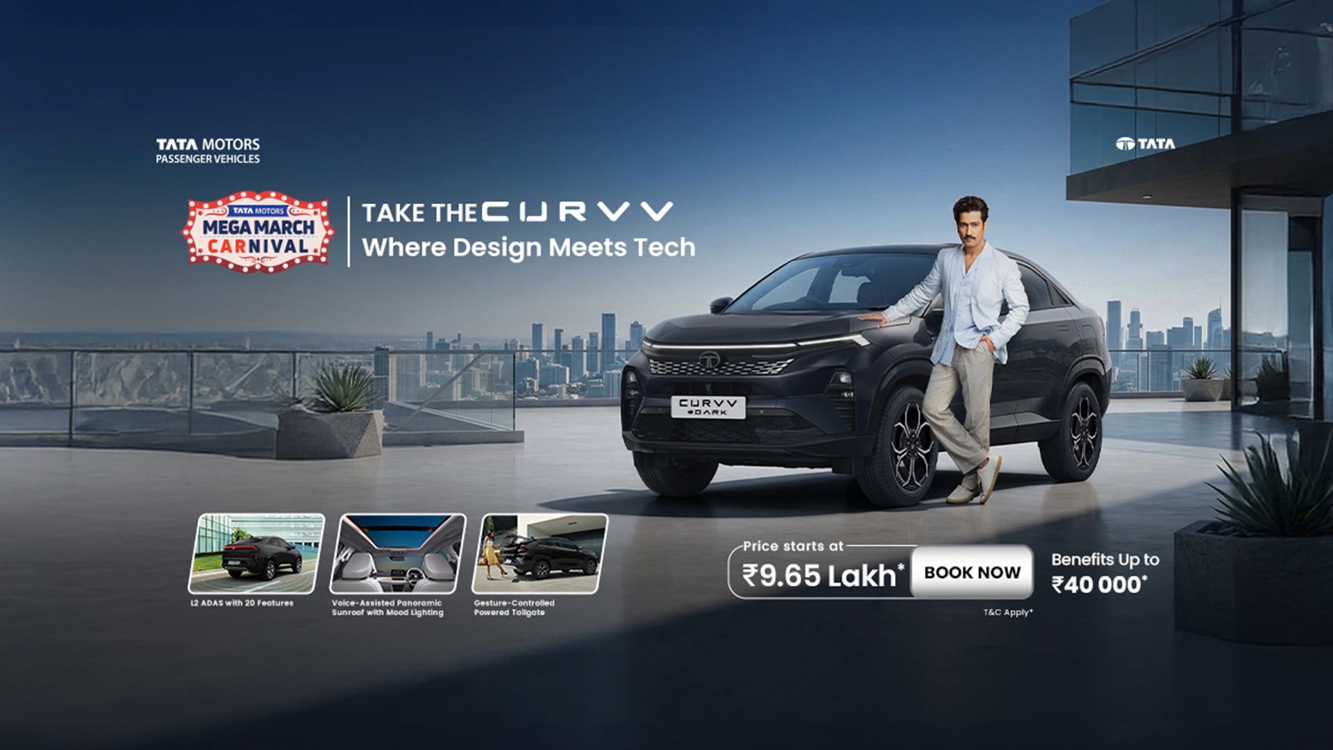Stance that never backs down, performance that never falters. CURVVExecutive TataCURVV CURVV SUVCoupe TataMotors