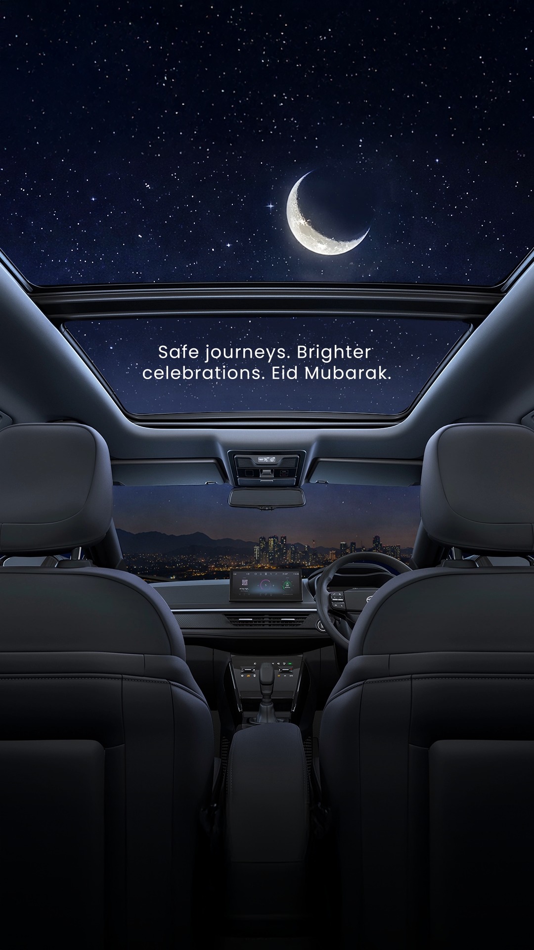 New moon, new light, and roads that bring us closer