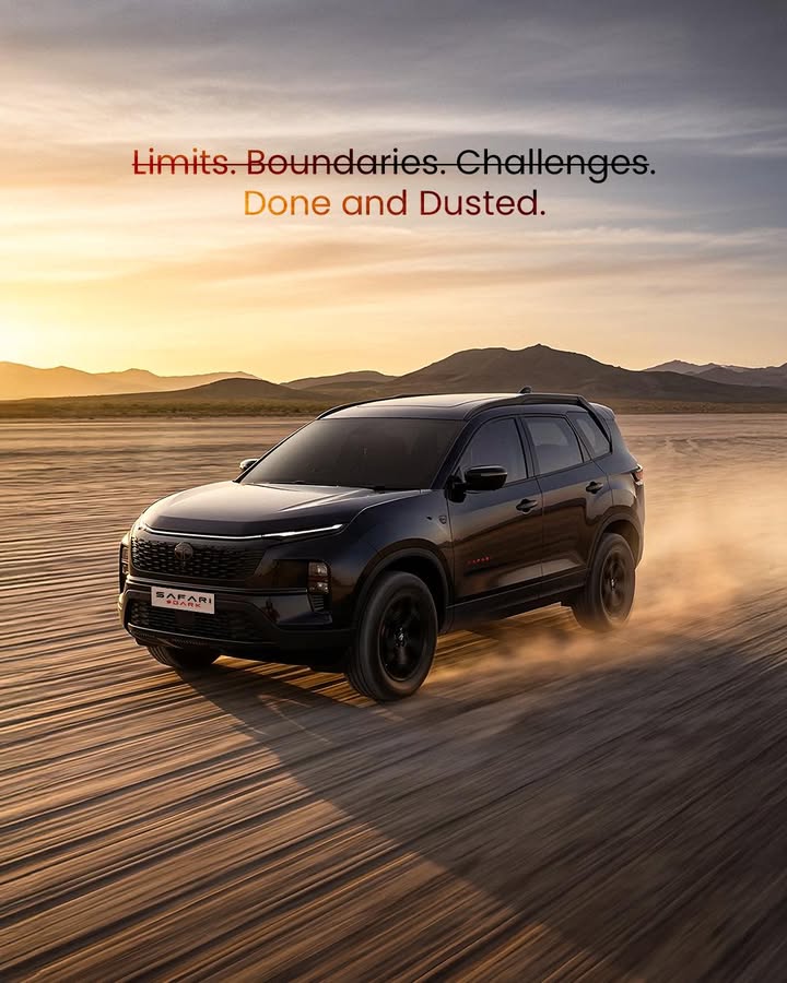 Dust doesnt settle. And neither should you. All thanks to HyperEfficiency of Safari Petrol. Visit https bit