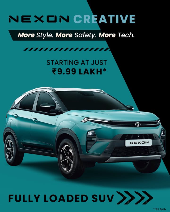 Everything an SUV should be. And more. NexonCreative TataNexon TataMotorsPassengerVehicles