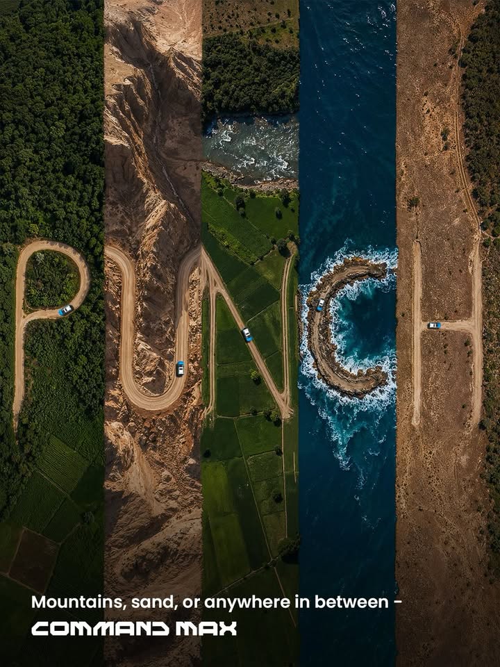 Different terrains. Same Command