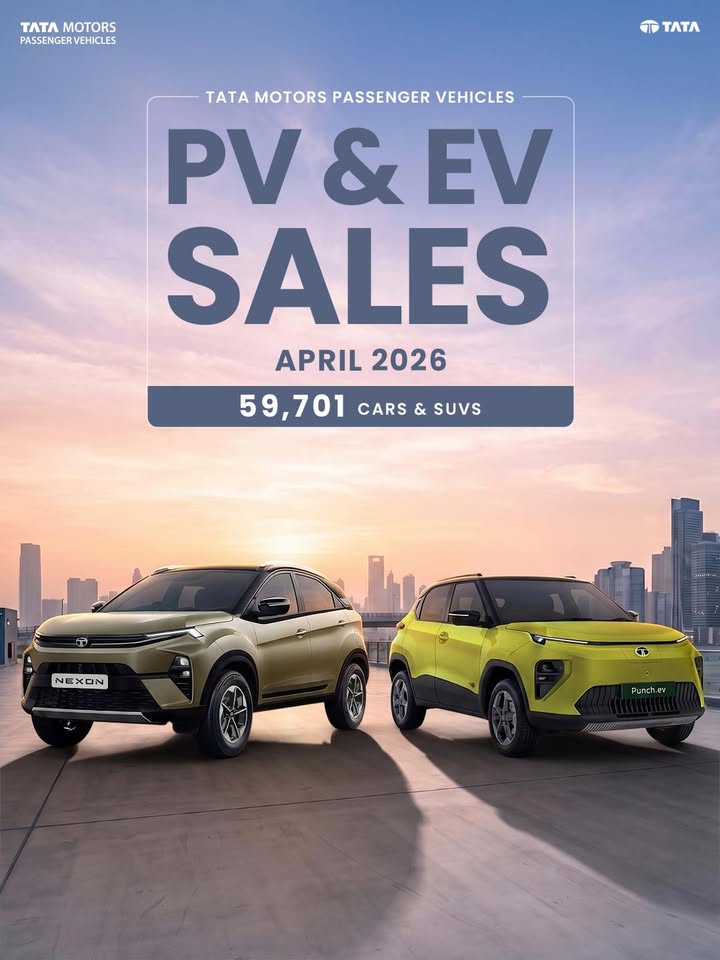 Tata Motors Passenger Vehicles Sales Release April 2026 Click here to read more http bit