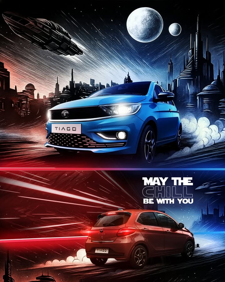 Embrace the chill side. Tiago TataTiago ItsaChillCar StarWarsDay MayThe4thBeWithYou TataMotorsPassengerVehicles