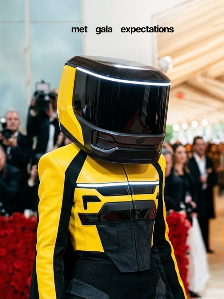 Met the theme. Sierra TataSierra EscapeMediocre MetGala MetGala2026