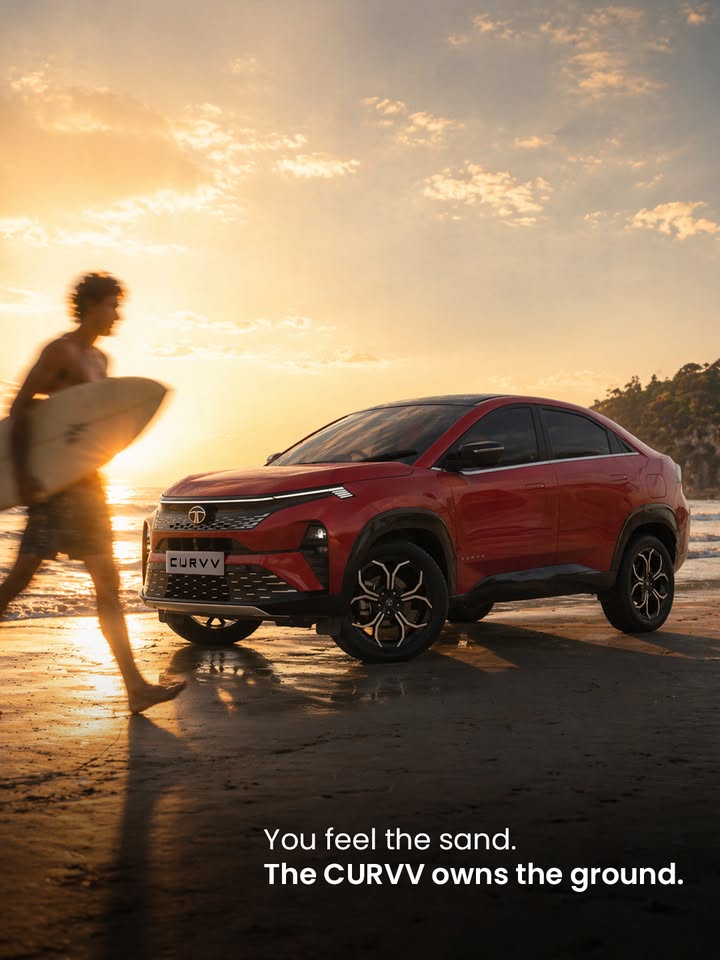 TakeTheCURVV and surf your own wave. CURVVExecutive TataCURVV CURVV SUVCoupe TataMotors