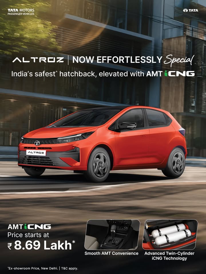 Indias safest hatchback, now elevated with AMT iCNG