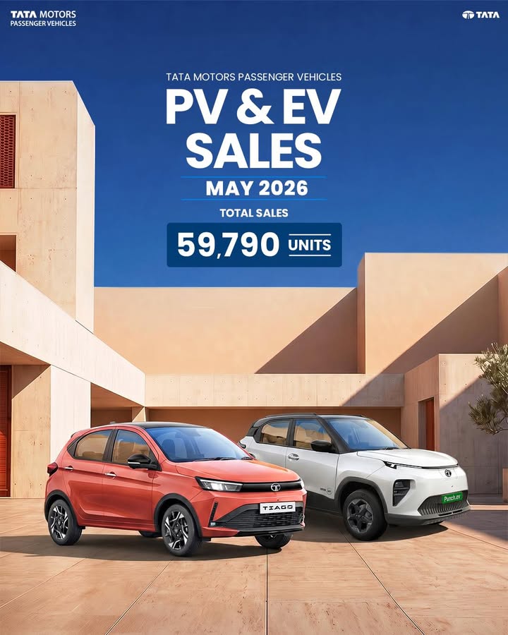 Tata Motors Passenger Vehicles Sales Release May 2026 Click the link to know more https bit