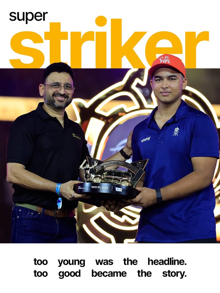 The season s most iconic hitter now has a ride to match it. Welcome to the Sierra family, Vaibhav Sooryavanshi
