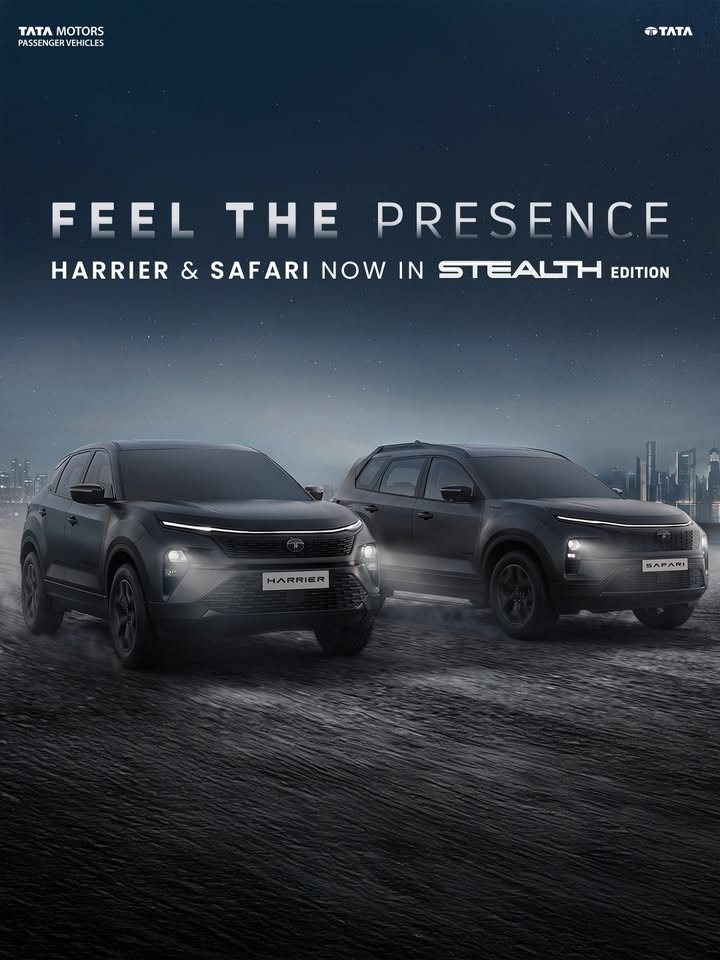 Two distinct avatars. One unmistakable presence. Now available in STEALTH and DARK Harrier Visit https bit