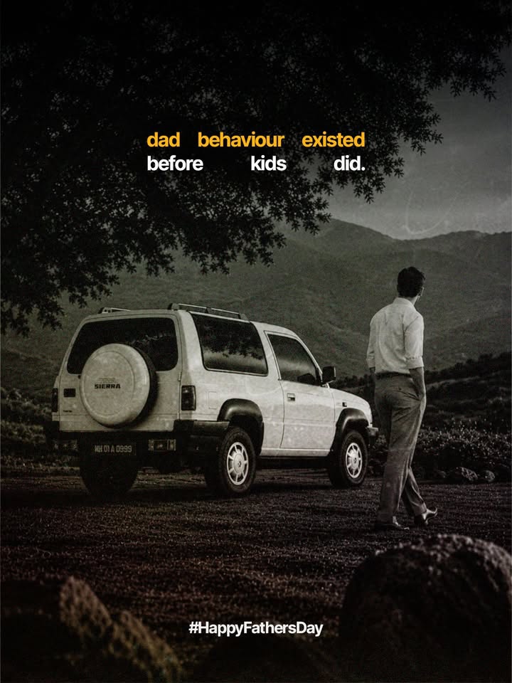 Fathers scrolling. Fathers stop. Fathers smile. Sierra TataSierra EscapeMediocre HappyFathersDay