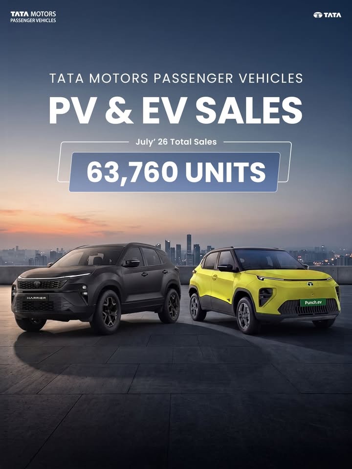Tata Motors Passenger Vehicles Sales Release July 2026 Click here to read more https rebrand