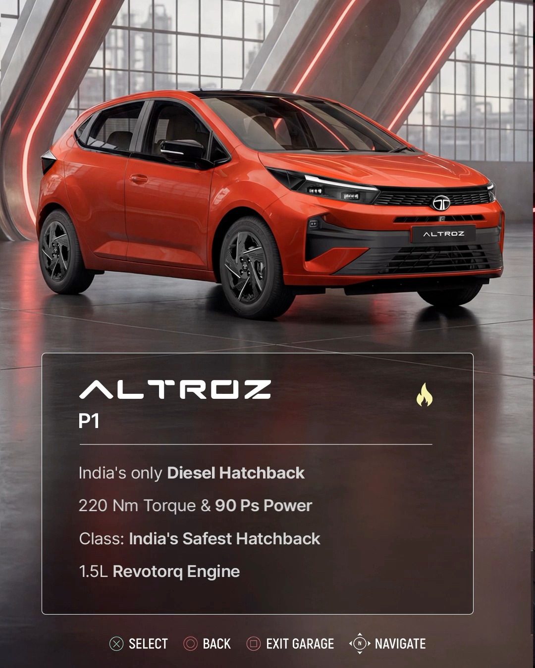 A hatchback with the power to stand apart. With its 1.5L Revotorq Diesel Engine, ALTROZ is Indias only diesel hatchback
