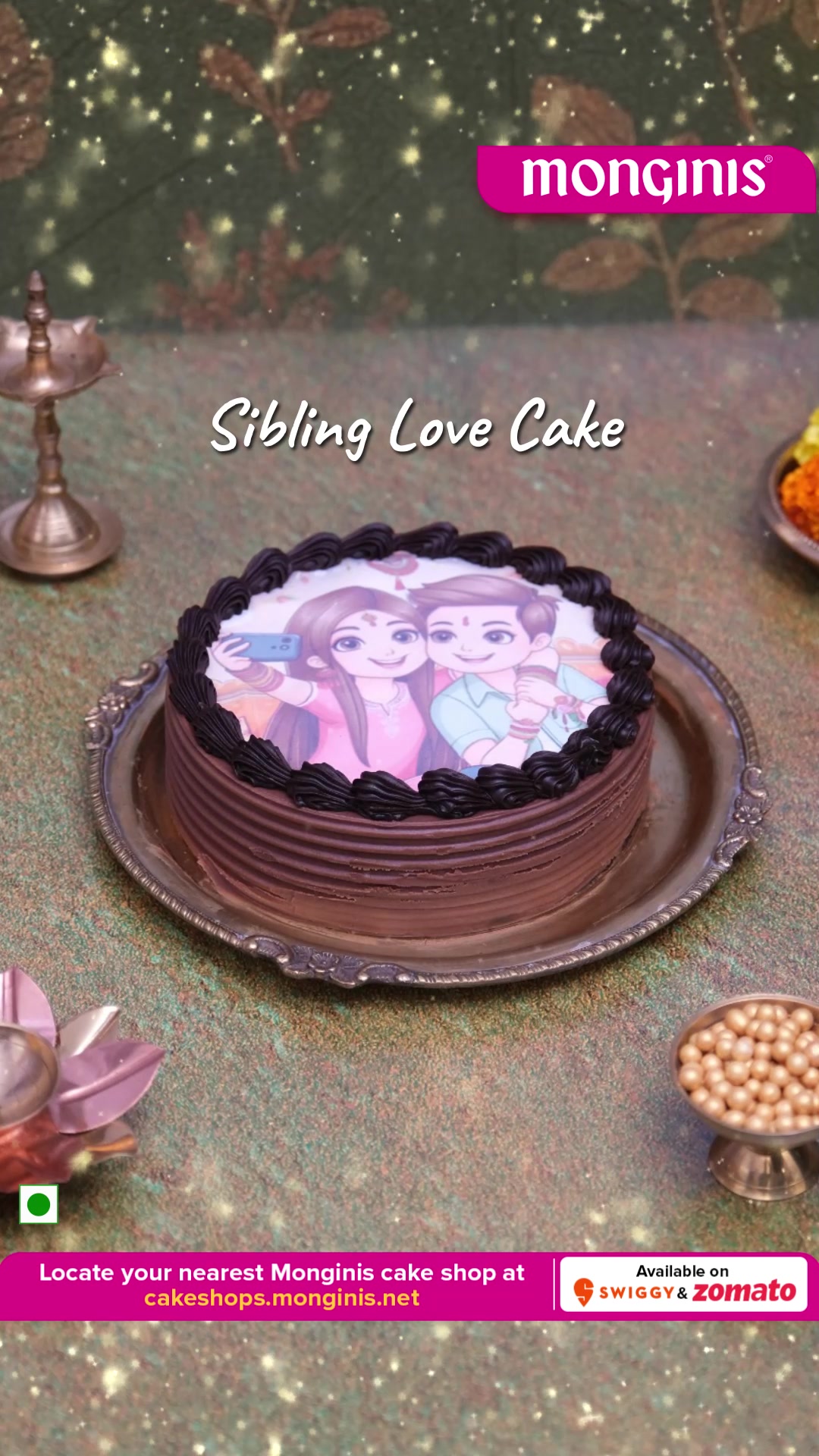  Celebrate the sweetest sibling bond with Monginis Raksha Bandhan Special Cakes From photo cakes to festive mousse and...