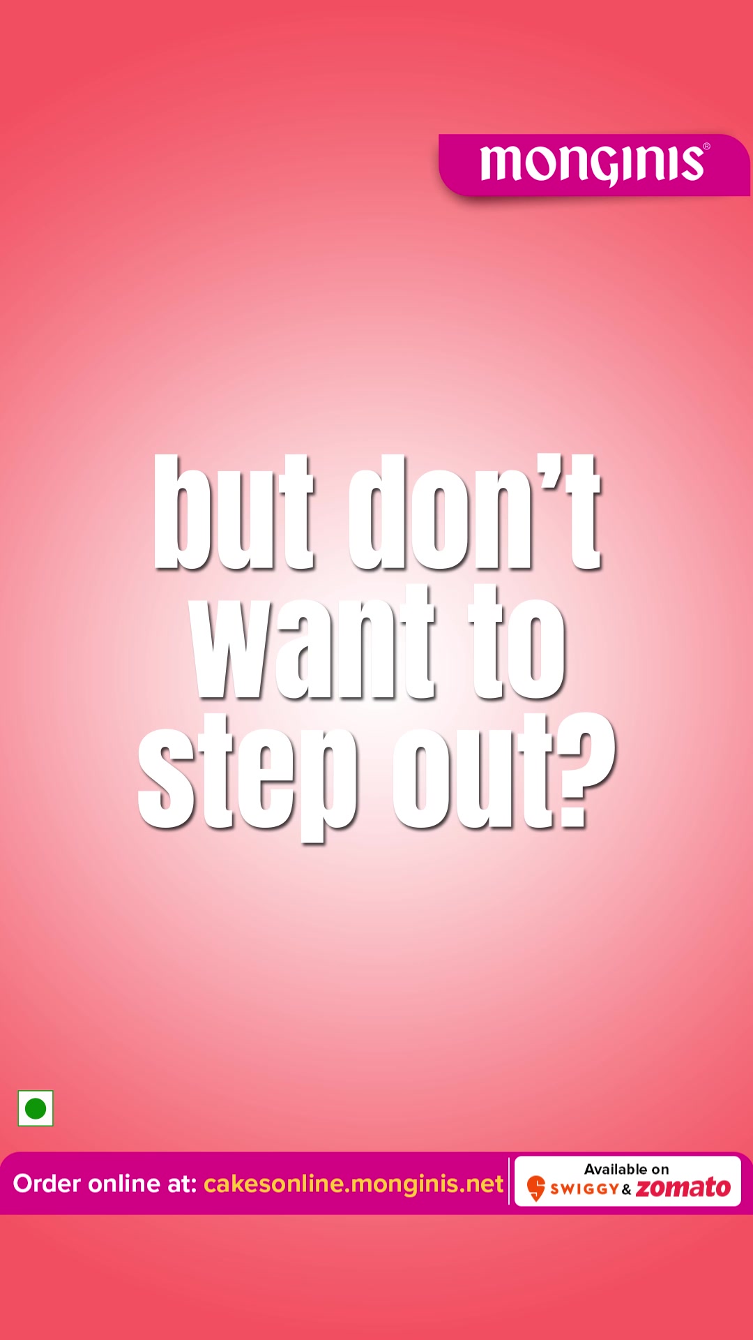 Cakes at your doorstep in just a few taps Convenience is just a click away with Monginis