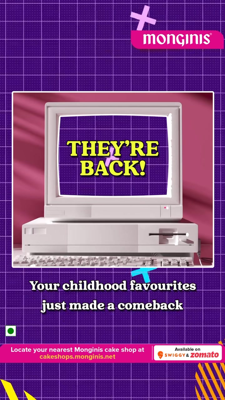 Theyre BACK Your childhood favourites from the 80s 90s are here again and we want to hear your sweetest memories Heres how to participate the ReliveWithMonginis Contest 1 Share your childhood Monginis story in the... Theyre BACK Your childhood favourites from the 80s 90s are here again and we want to hear your sweetest memo...