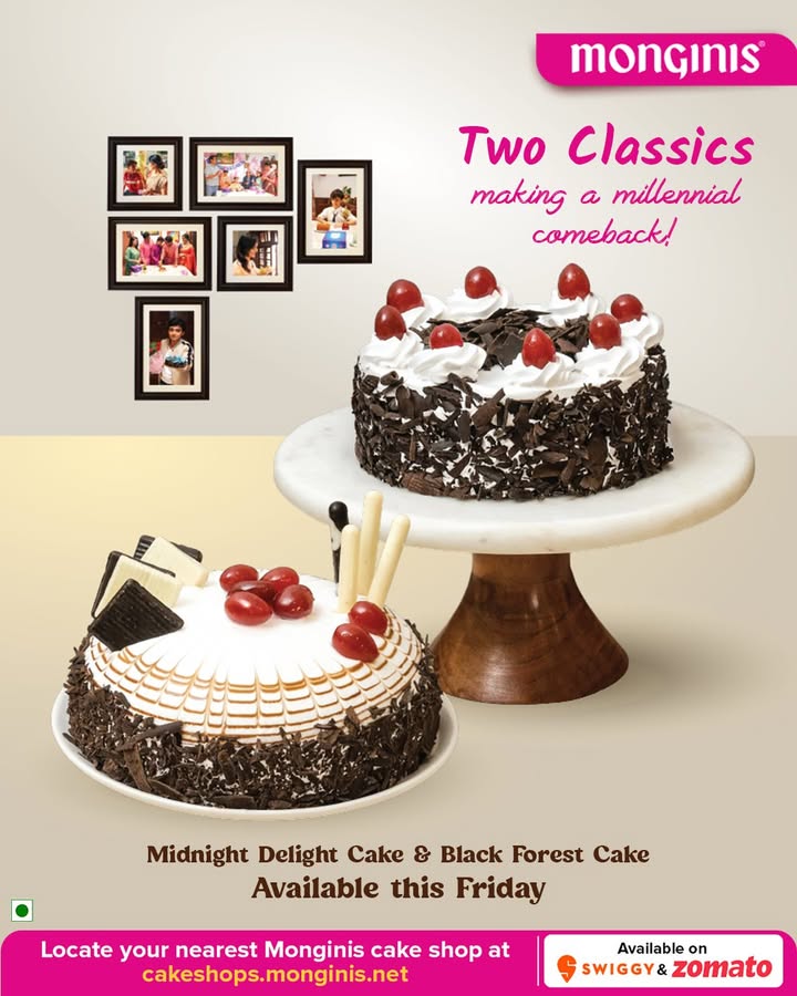 Say hello to Midnight Delight Black Forest Cake two classics making a millennial comeback Perfect for those sweet midnight bites tea time nostalgia Visit cakeshop.monginis  Say hello to Midnight Delight Black Forest Cake two classics making a millennial comeback Perfect for those sweet ...