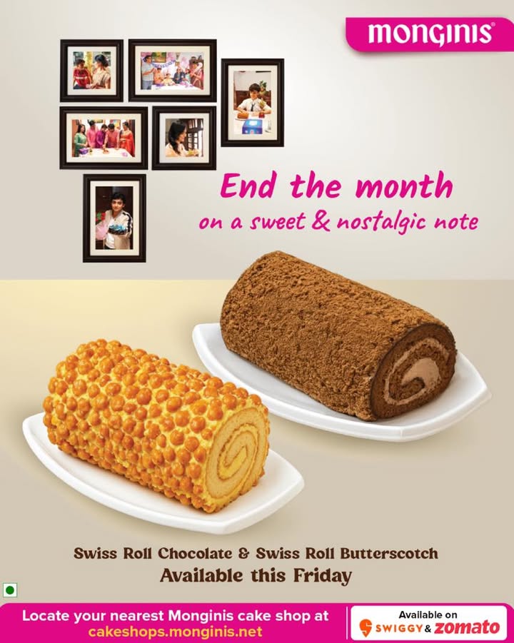 Sweet End to October Sweet Roll Chocolate Swiss Roll Butterscotch is here Order now at cakeshops.monginis Sweet End to October Sweet Roll Chocolate Swiss Roll Butterscotch is here Order now at cakeshops