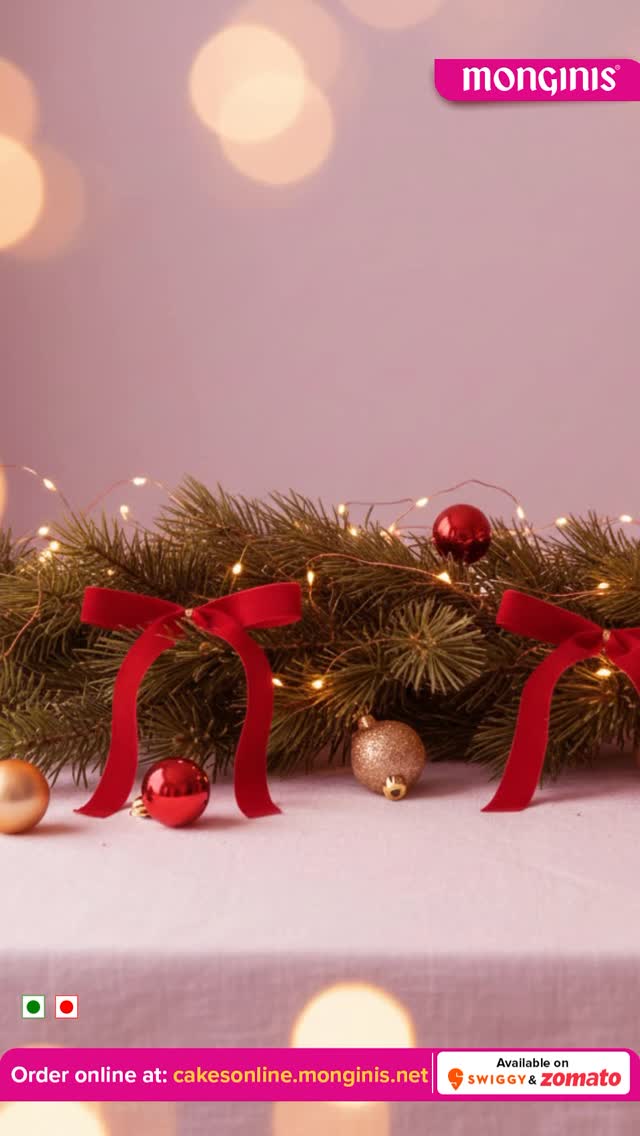 This festive season, happiness is just one click away Be it a cozy celebration at home or a grand party Monginis mak...