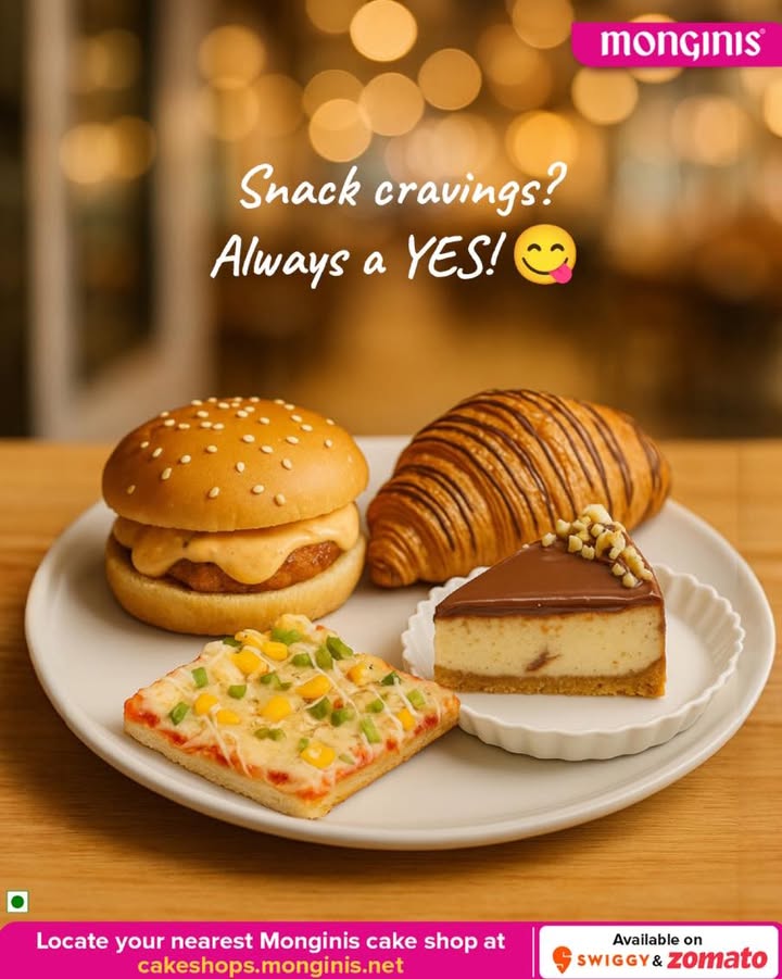 From mid work hunger to evening chitchat Monginis savouries are the best bites for every mood Fresh, flavourful ...