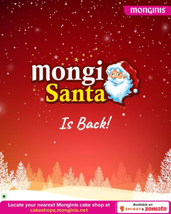 Every celebration in Mumbai starts with love, laughter and Monginis This Christmas, the joy multiplies with Mon...
