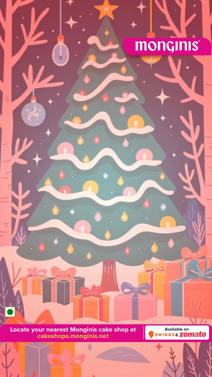 Christmas is all about love, laughter sweet moments Make your celebrations extra special with Monginis Celebrat...