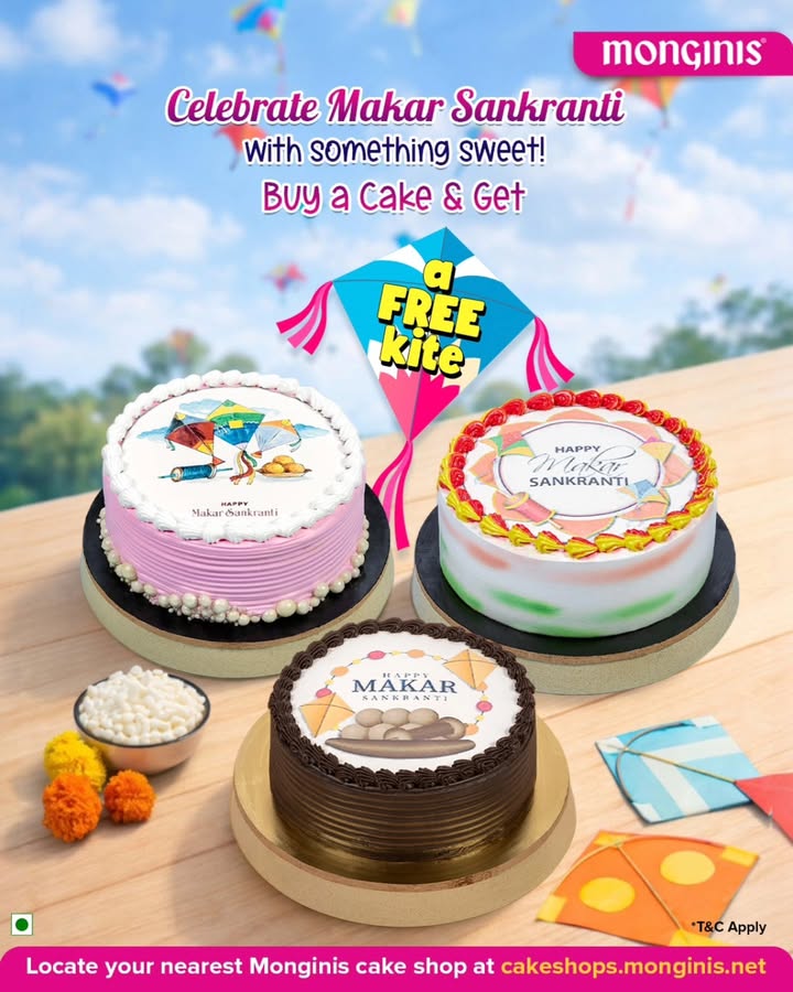 This Makar Sankranti, celebrate traditions with sweetness and smiles Make your festive moments extra special with deli...