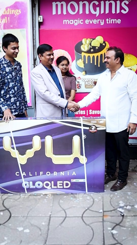 Winning moments taste sweeter with Monginis Congratulations to Ravindra ji, our Monginis Bumper Prize winner E...