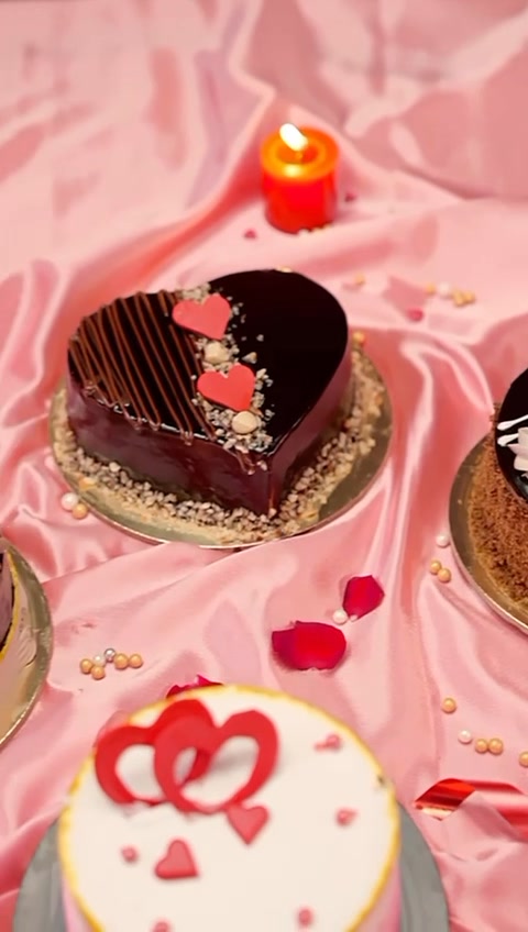 Chocolate, hearts, and a little love These Valentine cakes are made to say what words cant
