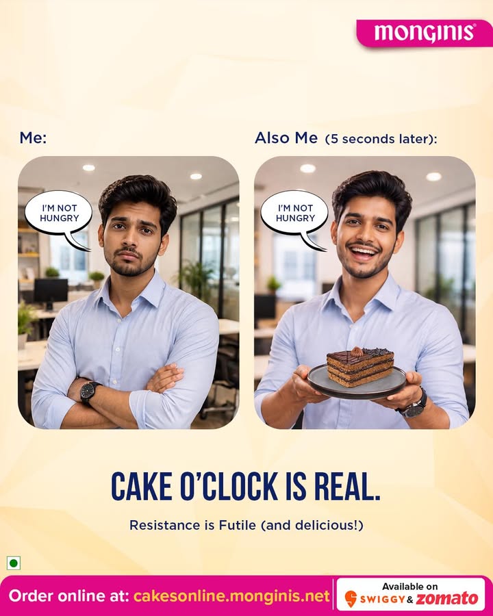  I m full is just a myth when there s a Monginis cake in the room We all have that one friend or maybe...