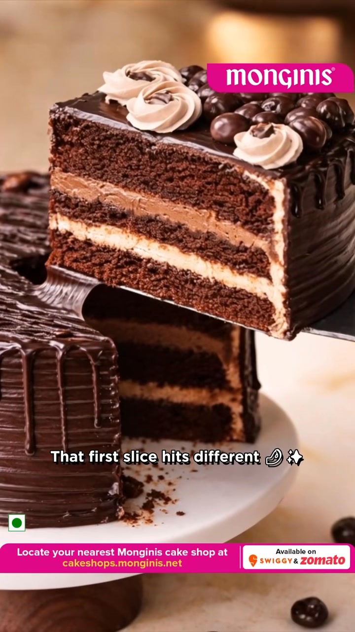 Be honest how many slices would you eat That soft sponge creamy layers from Monginis instant mood upgrade ...