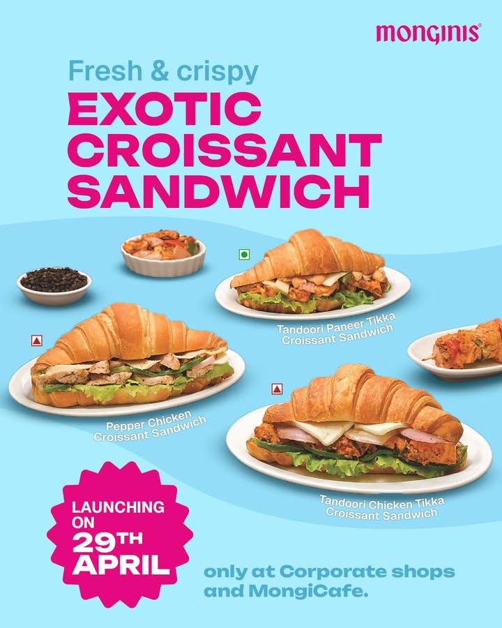  Fresh, flaky, and full of flavor Say hello to our all new Exotic Croissant Sandwich Loaded with delicious fill...