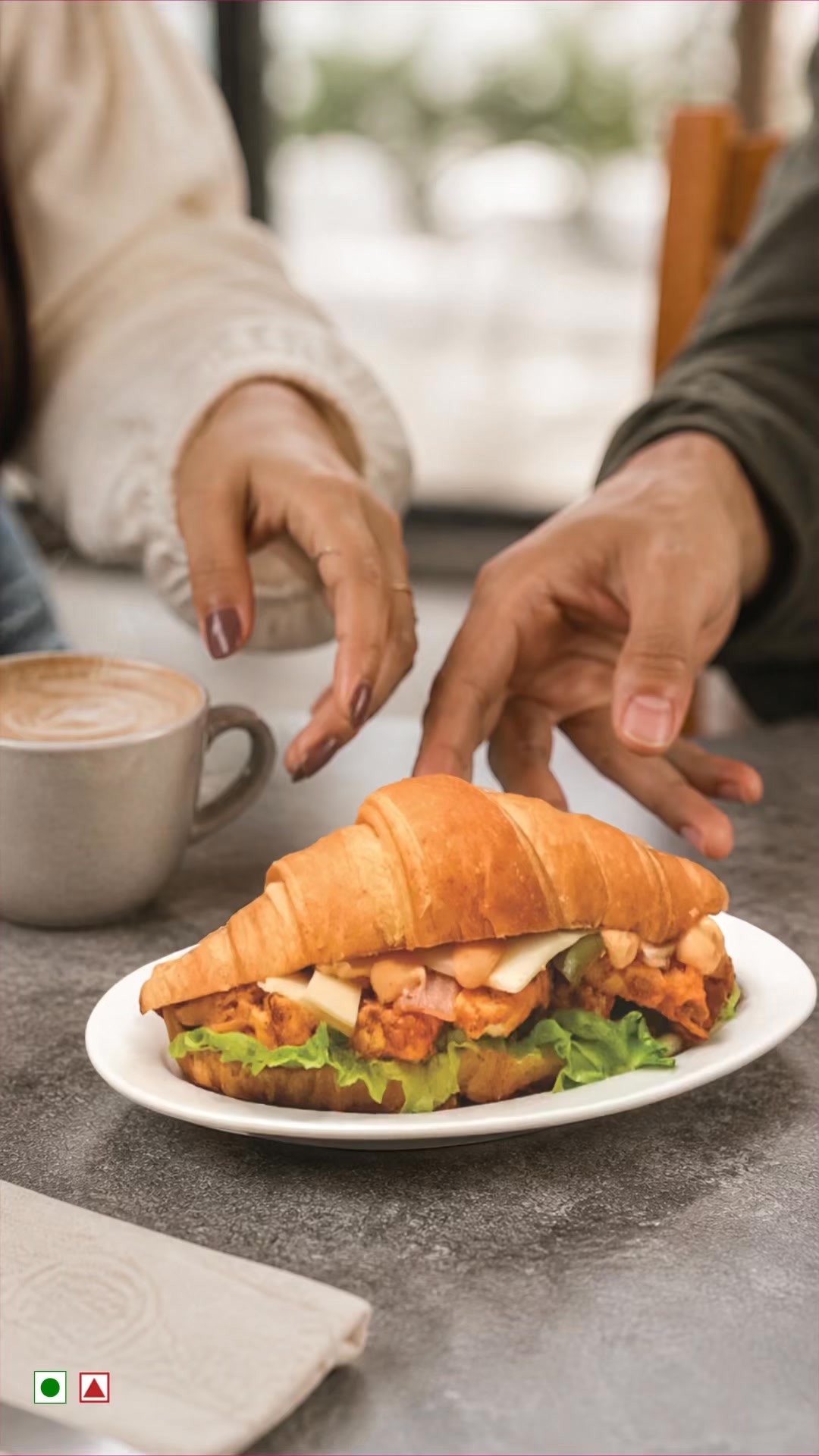 Some relationships are temporary but Croissant Coffee forever Especially when its our Croissant Sand...