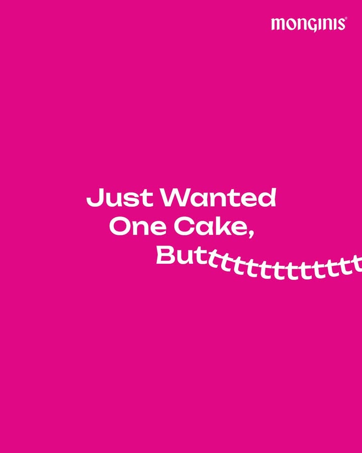 When you just wanted one cake but your cart had other plans Because one sweet craving always brings company...