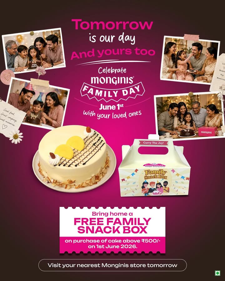 Celebrate the moments that matter most with the people who matter even more For generations, Monginis has been pa...