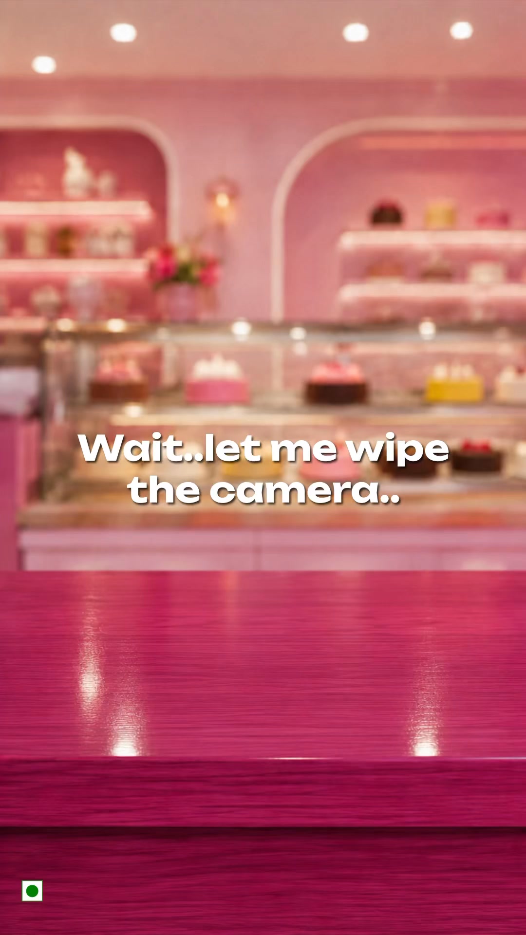 Wait... let us wipe the camera. There. Much better. Now tell us honestly..