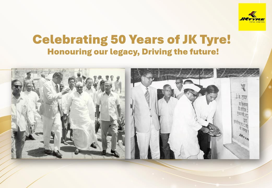 We are commemorating a defining moment in the history of JK Tyre