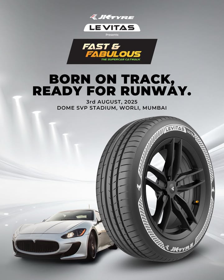 Are you ready to witness performance in its boldest form JK Tyre presents Fast Fabulous, where Levitas Ultra owns the spo...