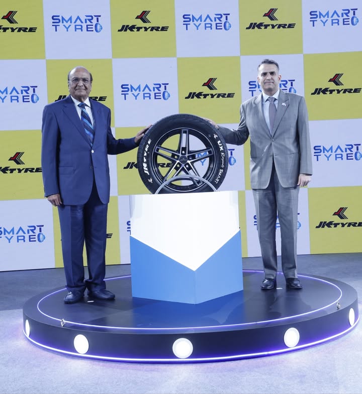 JK Tyre proudly unveils Indias first ever Smart Tyres for passenger vehicles with sensors embedded inside the tyre