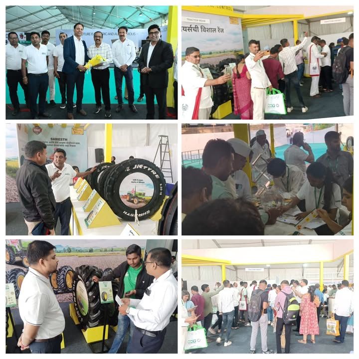 Krishithon 2025 in Nashik is buzzing with energy, and were excited to be right in the middle of it At JK Tyre, every Agri ...
