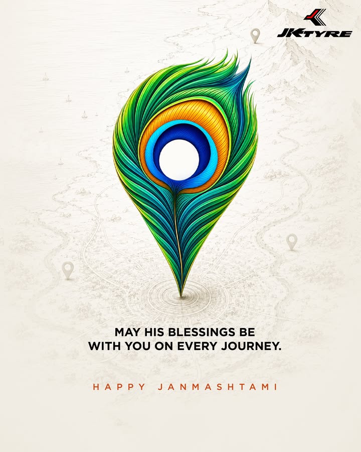 May Lord Krishnas blessings guide you through every turn and every journey