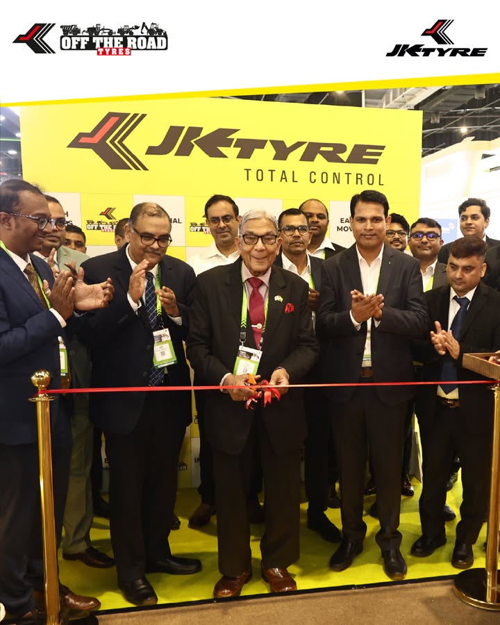 A powerful start to Bauma CONEXPO INDIA 2026 Day 1 marked the beginning of JK Tyre OTRs participation with the inauguratio...